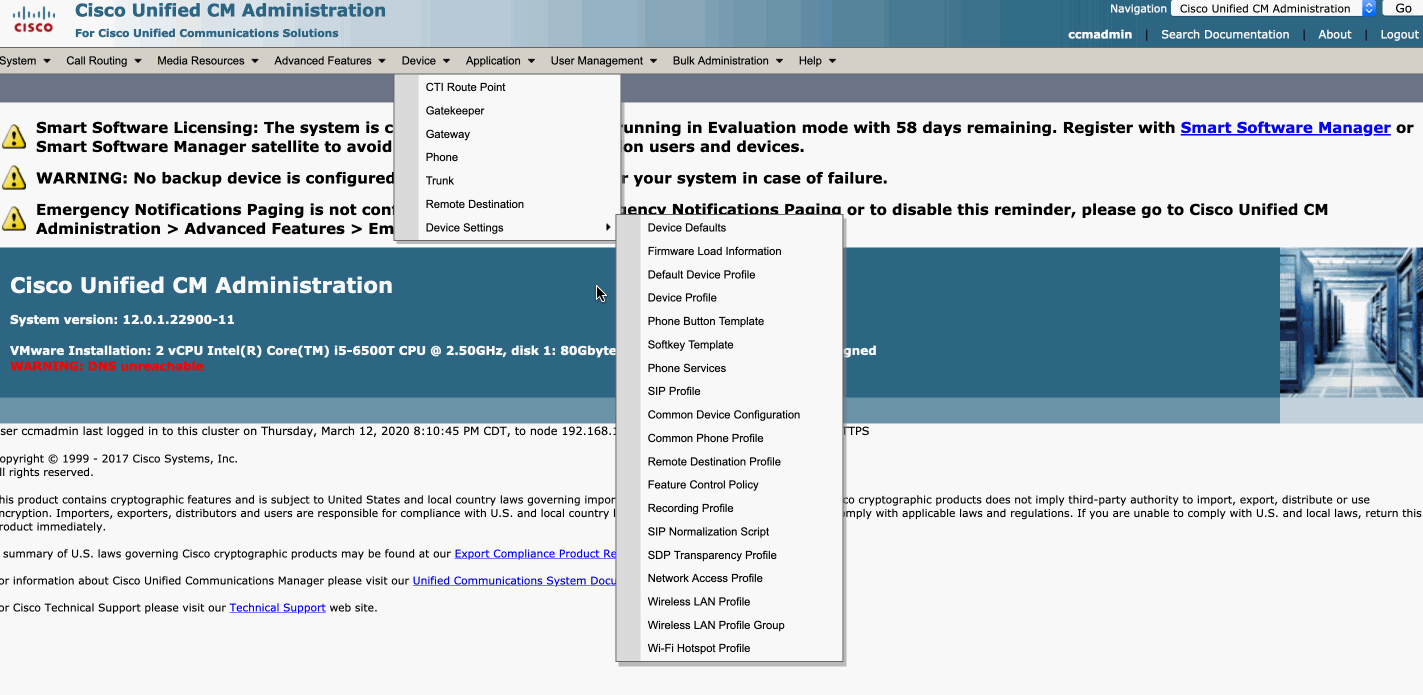 Screenshot of softkey configuration showing MCID softkey