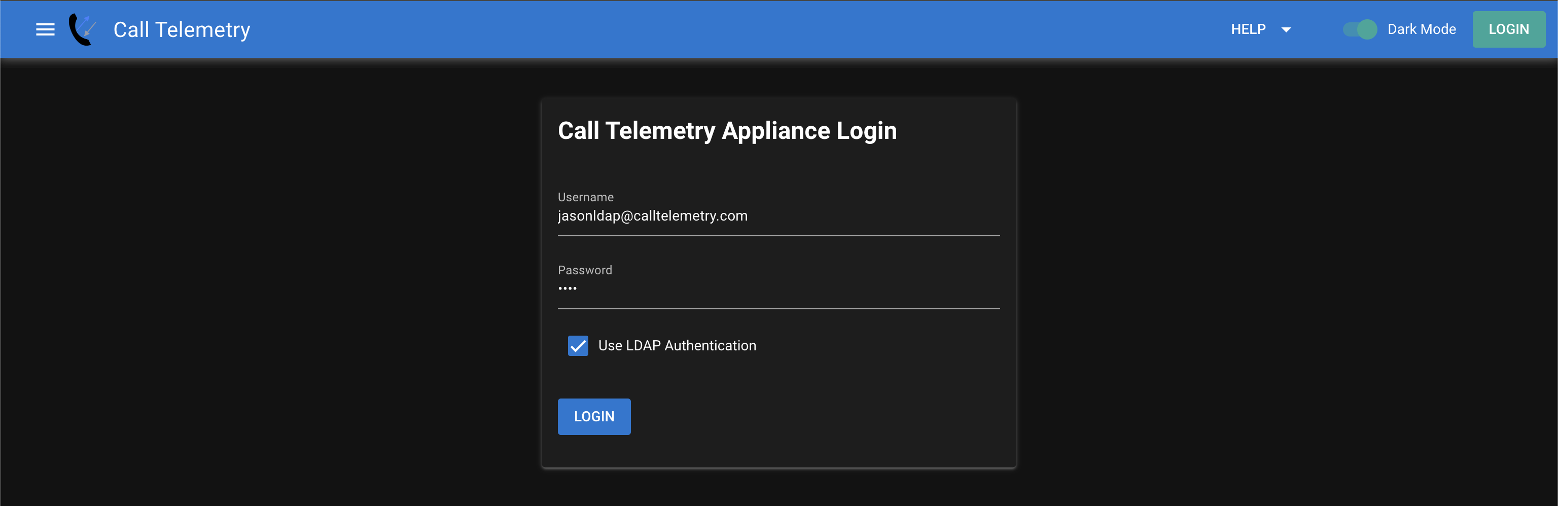 LDAP Authentication Login