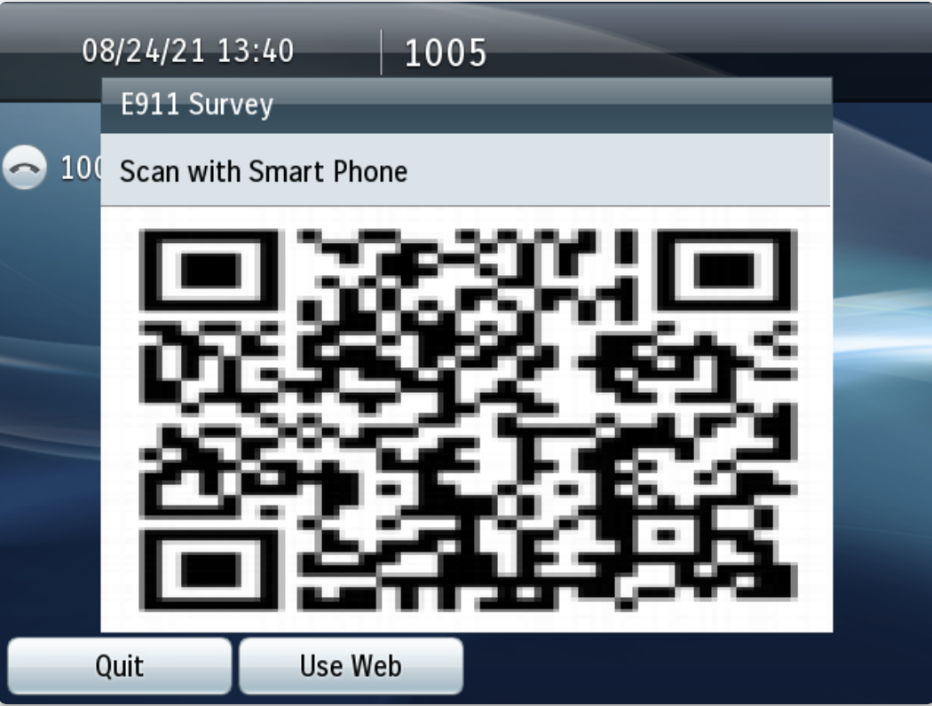 QR Code on a phone