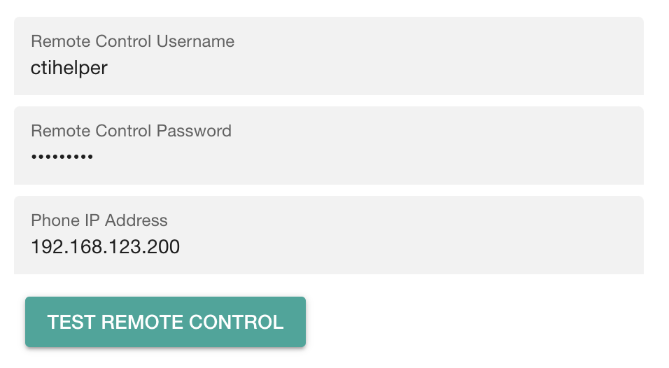 Screenshot of Phone Test in Call Telemetry